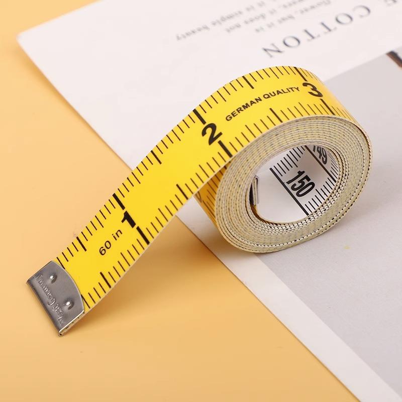 Tape Measure - 透明テープメジャーステッカーセンチメートルスケールテーラー粘着ストリップ測定ツールホームテキスタイルDIY縫製材料