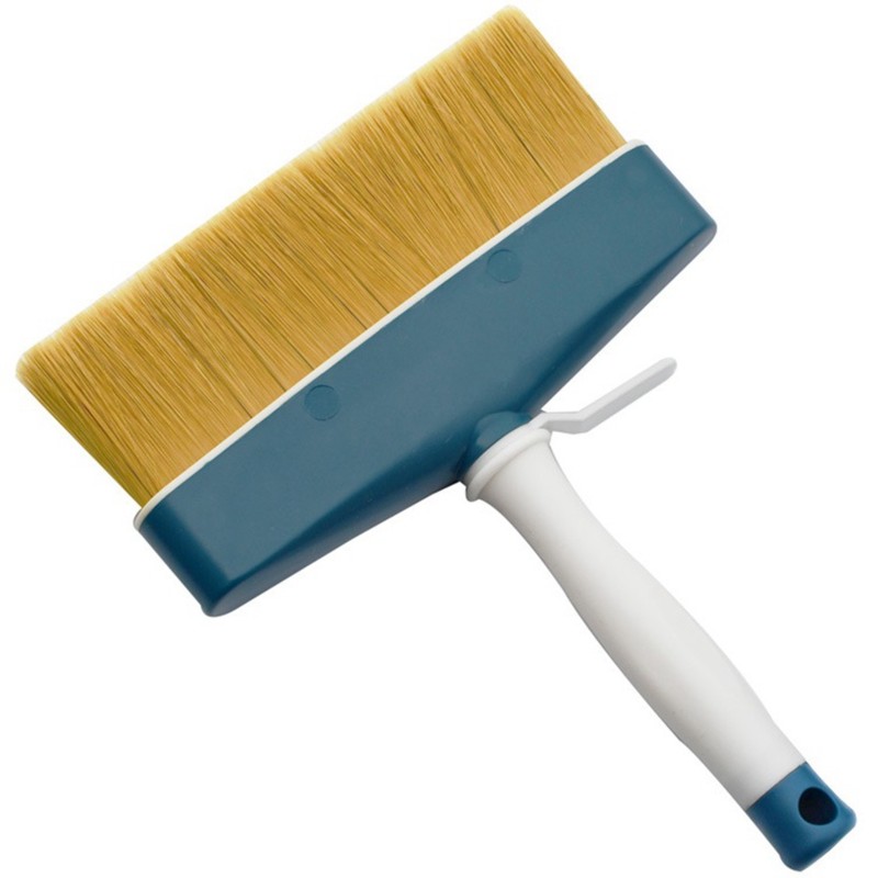 Paint Brush - A03F：壁面塗装に最適。人工毛を使用した8インチの頑丈なプラスチック製ハンドル付きの塗料用ブラシ。変形しにくく、お手入れも簡単。