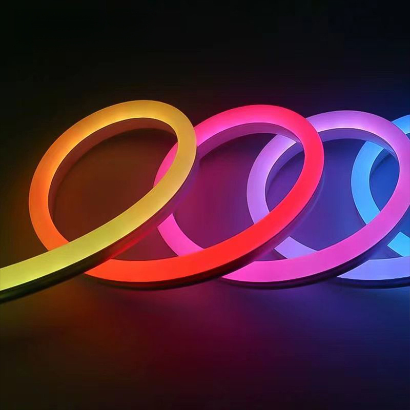 Led Strip Lights - 高輝度RGB LEDネオンストリップライト。防水仕様で、柔軟性があり、屋内装飾に最適なカラーチェンジ機能付き。