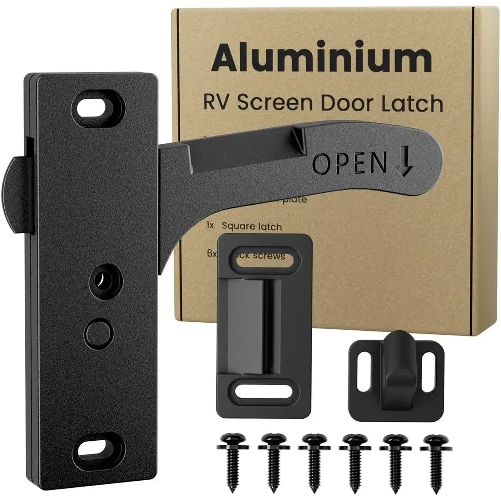 Safoner アルミニウム RV スクリーンドアラッチ右ハ - Door Handle のレビューと価格