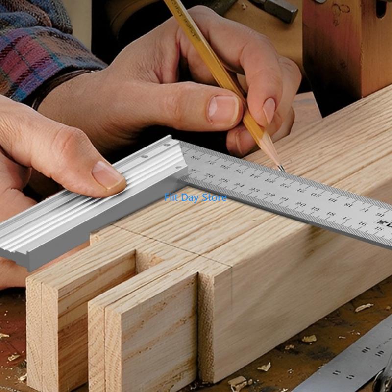 F92C アルミ合金直角定規直角定規大工正方形測定 - Home Improvement Mark のレビューと価格
