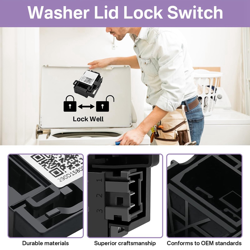 WH01X27954 洗濯機蓋ロックスイッチ部品 290D1 - Door Lock のレビューと価格